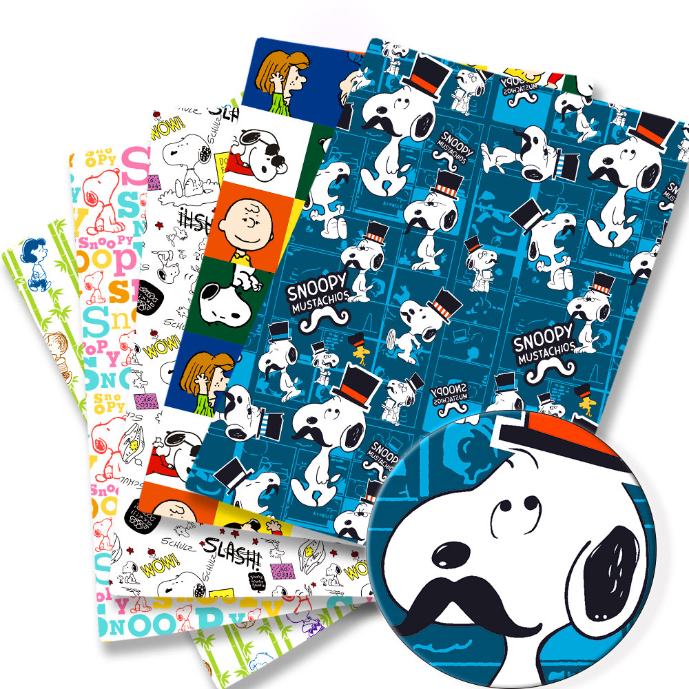 Home Textiles Curtains - TAKARA TOMY Snoopy fabric140x50CM Cartoon Polyester