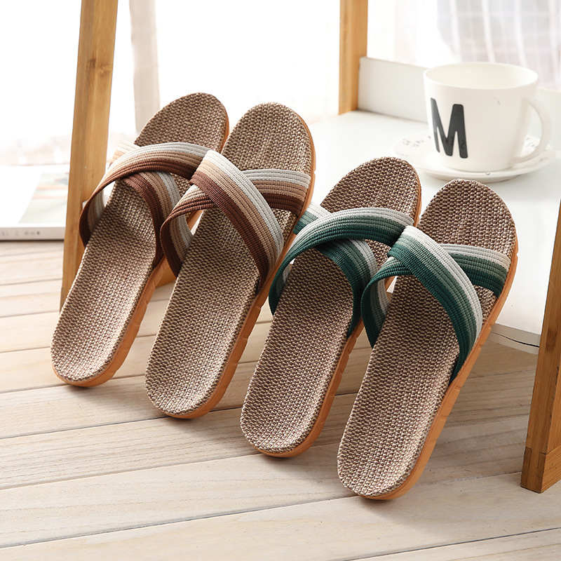 2026 New Linen Slippers for Me - Home Textiles recension och pris