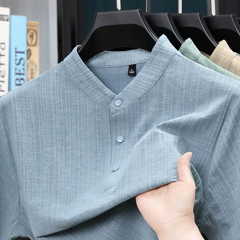 Summer Stand Collar Half Butto - Home Textiles recension och pris
