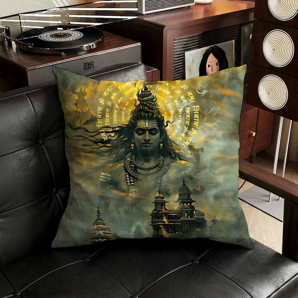 India Art Lord Shivasjpg pillo - Home Textiles India recension och pris