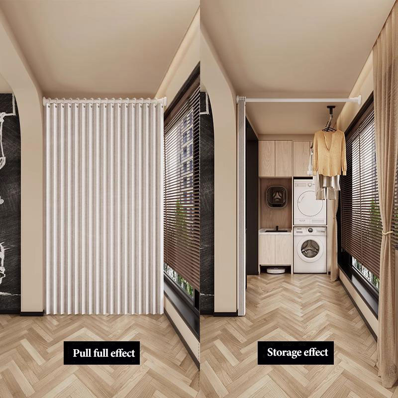 Collapsible Folding Accordion  - Home Textiles Curtains recension och pris