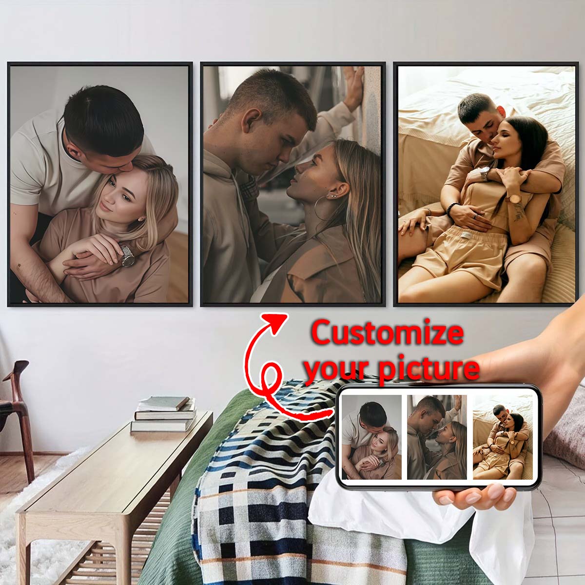 Triptych - 2D custom photo woo - Home Textiles recension och pris