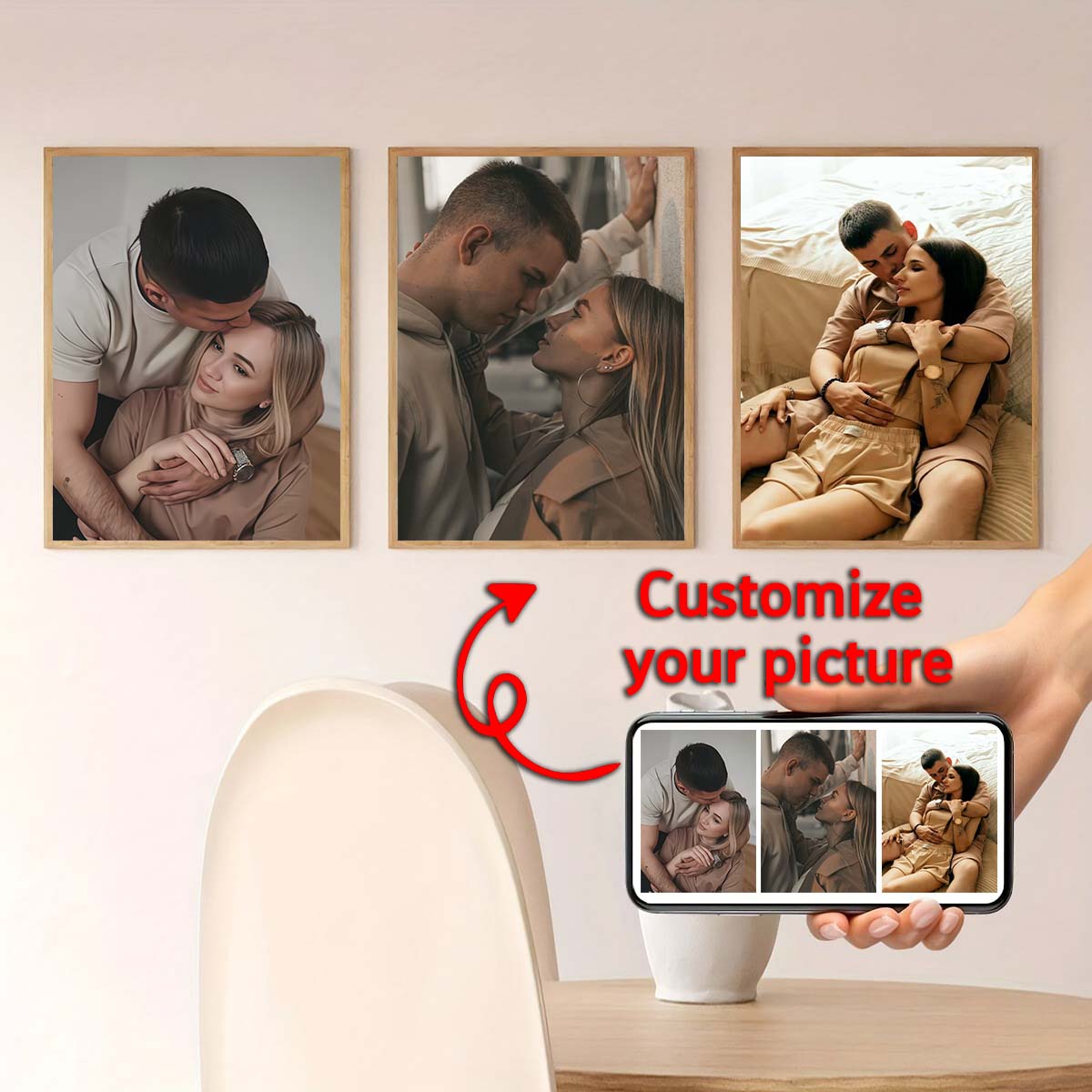 Triptych - 2D custom photo woo - Home Textiles recension och pris