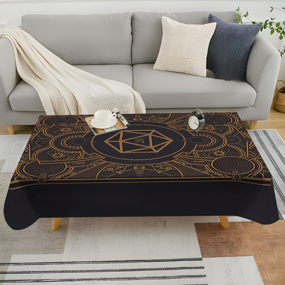 Steampunk Black Golden Gear Pa - Home Textiles recension och pris