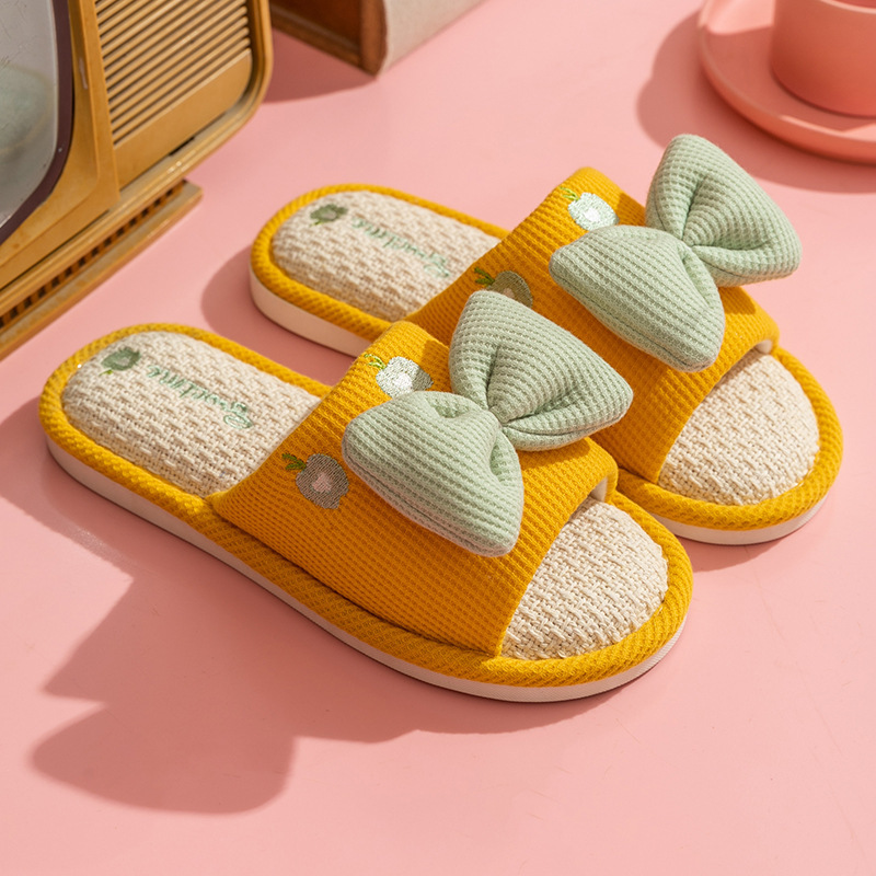 Comfort Linen Slippers for Cou - Home Textiles recension och pris