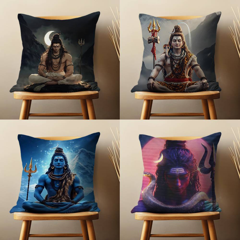India Art Lord Shivasjpg Pillo - Home Textiles India recension och pris