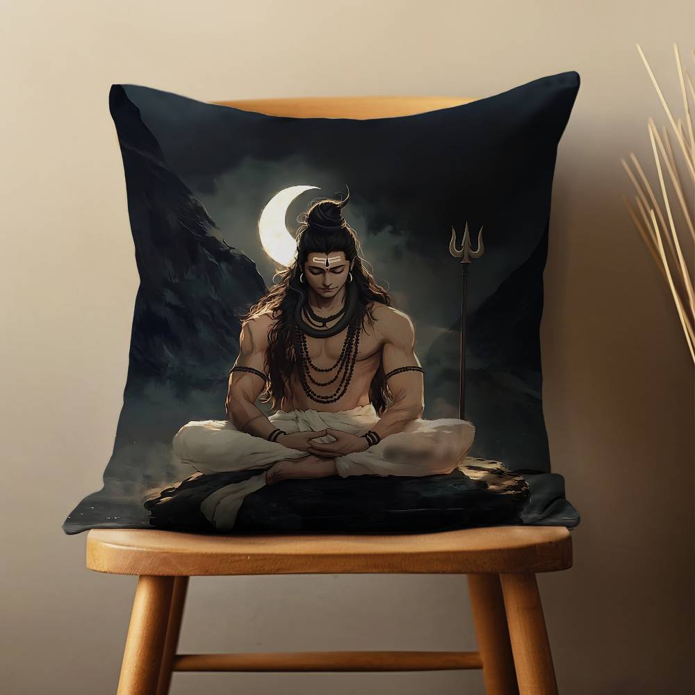 India Art Lord Shivasjpg Pillo - Home Textiles India recension och pris