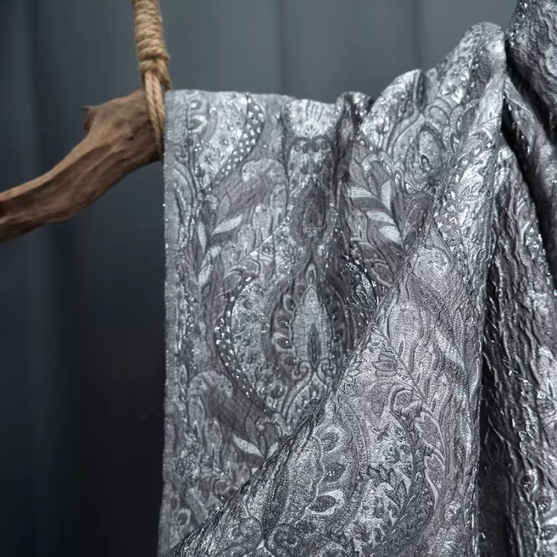 Gray Court Style Shiny Jacquar - Home Textiles Curtains recension och pris