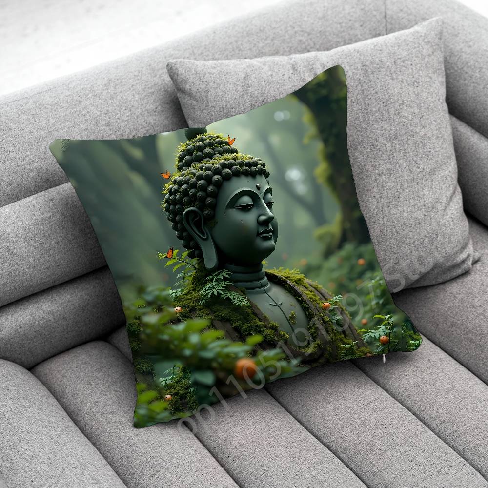 India Buddha Buddhism Throw Pi - Home Textiles India recension och pris
